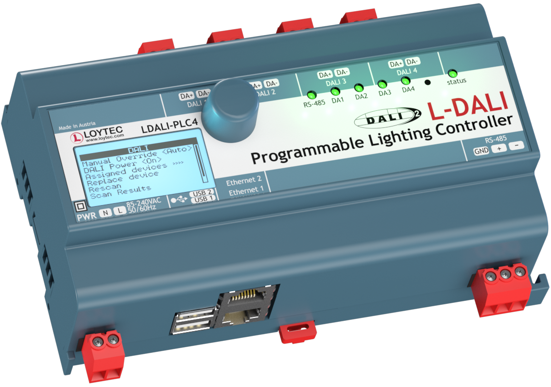 LDALI‑PLC4 Programmable DALI Controller